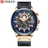 Curren Leather 8329 + Free Curren Steel